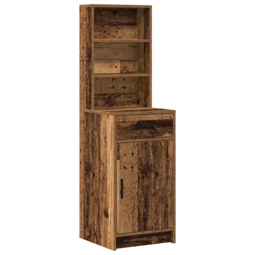 Sminkasztal Készlet 2 pcs Régi fa 50 x 41 x 135 cm Faanyag