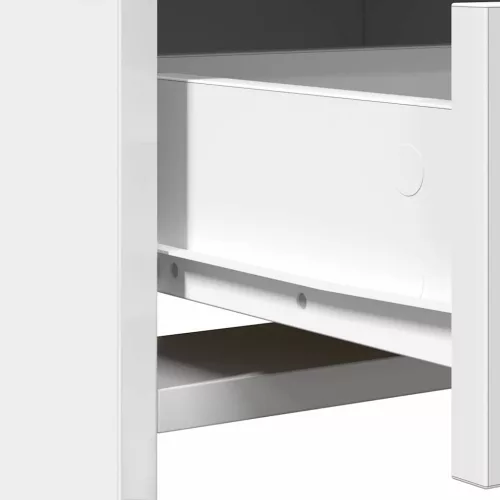 Sminkasztal Készlet 3 pcs Fehér 78.5 x 41 x 135 cm Faanyag