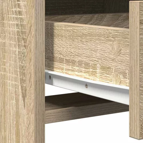 Sminkasztal Készlet 3 pcs Sonoma tölgy 78.5 x 41 x 135 cm