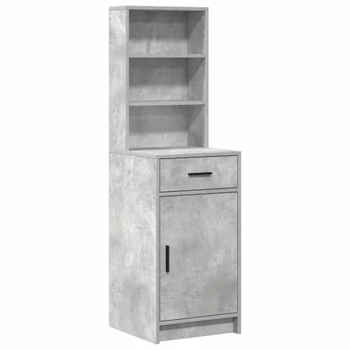 Sminkasztal Készlet 3 pcs Beton Szürke 78.5 x 41 x 135 cm