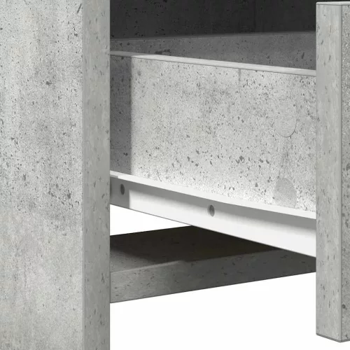 Sminkasztal Készlet 3 pcs Beton Szürke 78.5 x 41 x 135 cm