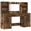 Sminkasztal Készlet 3 pcs Füstölt tölgy 78.5 x 41 x 135 cm