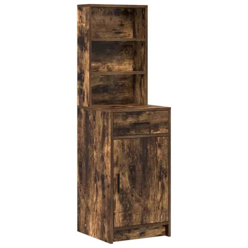 Sminkasztal Készlet 3 pcs Füstölt tölgy 78.5 x 41 x 135 cm