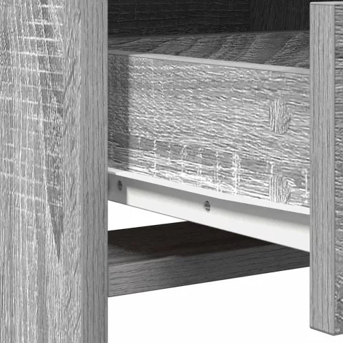 Sminkasztal Készlet 3 pcs Szürke sonoma 78.5 x 41 x 135 cm