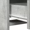 Sminkasztal Készlet 3 pcs Beton Szürke 50 x 41 x 135 cm Faanyag