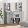 Sminkasztal Készlet 3 pcs Szürke sonoma 50 x 41 x 135 cm