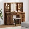 Sminkasztal Készlet 3 pcs Régi fa 50 x 41 x 135 cm Faanyag