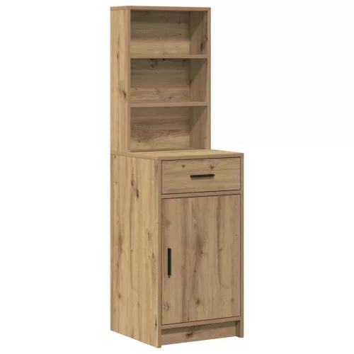 Sminkasztal Készlet 3 pcs kézműves tölgy 50 x 41 x 135 cm