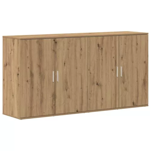 Oldalszekrények 2 pcs kézműves tölgy 79 x 38 x 80 cm Faanyag