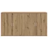 Oldalszekrények 2 pcs kézműves tölgy 79 x 38 x 80 cm Faanyag