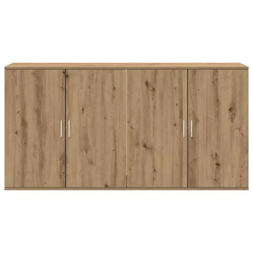 Oldalszekrények 2 pcs kézműves tölgy 79 x 38 x 80 cm Faanyag