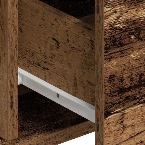 Oldalszekrények fiókkal 2 pcs Régi fa 60 x 31 x 84 cm Faanyag