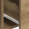 Oldalszekrények 2 pcs kézműves tölgy 60 x 31 x 84 cm Faanyag