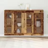 Fali Szekrények 2 pcs Régi fa 69,5 x 34 x 90 cm Faanyag