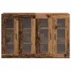Fali Szekrények 2 pcs Régi fa 69,5 x 34 x 90 cm Faanyag