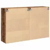 Fali Szekrények 2 pcs Régi fa 69,5 x 34 x 90 cm Faanyag