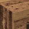Fali Szekrények 2 pcs Régi fa 69,5 x 34 x 90 cm Faanyag