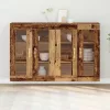 Fali Szekrények 2 pcs Régi fa 69,5 x 34 x 90 cm Faanyag