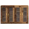 Fali Szekrények 2 pcs Régi fa 69,5 x 34 x 90 cm Faanyag