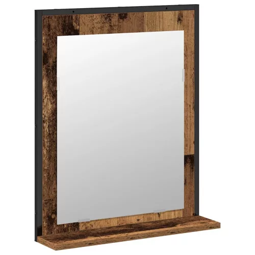 Fürdőszoba bútor szett 2 pcs Barna 60 x 33 x 60 cm Faanyag