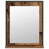 Fürdőszoba bútor szett 2 pcs Barna 80 x 33 x 60 cm Faanyag