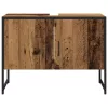 Fürdőszoba bútor szett 2 pcs Barna 80 x 33 x 60 cm Faanyag