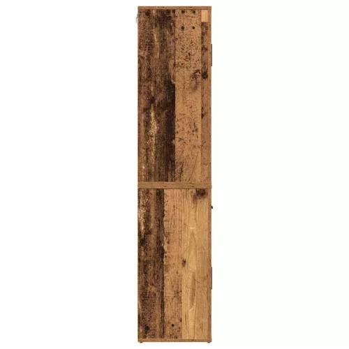 Magas Tároló fiókkal Régi fa 80 x 33 x 150 cm Faanyag