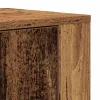 Magas Tároló fiókkal Régi fa 80 x 33 x 150 cm Faanyag