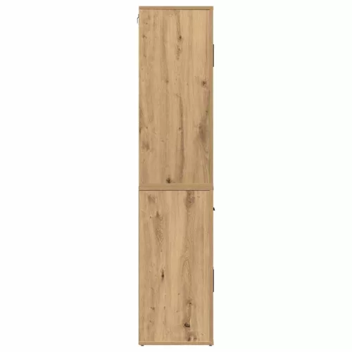 Magas Tároló fiókkal kézműves tölgy 80 x 33 x 150 cm Faanyag