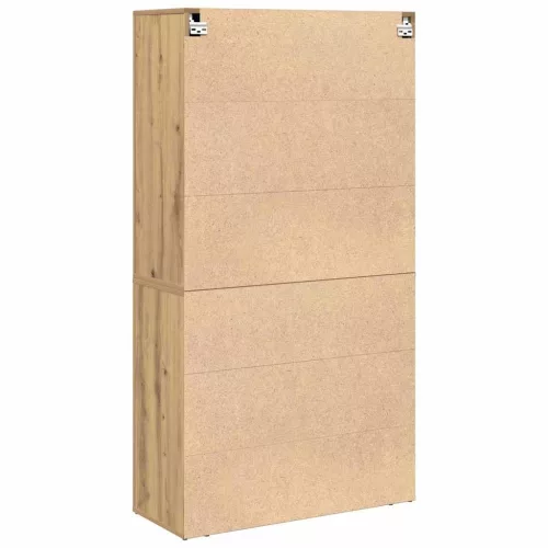 Magas Tároló fiókkal kézműves tölgy 80 x 33 x 150 cm Faanyag