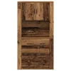 Magas Szekrény fiókkal Régi fa 80 x 33 x 150 cm Faanyag