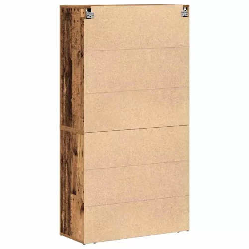 Magas Szekrény fiókkal Régi fa 80 x 33 x 150 cm Faanyag