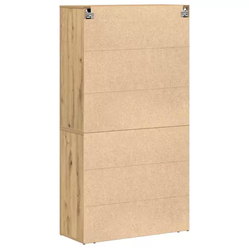 Magas Szekrény fiókkal kézműves tölgy 80 x 33 x 150 cm Faanyag
