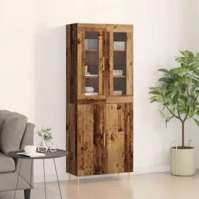 Magasfiú 2 pcs Régi fa 69.5 x 34 x 180 cm Faanyag