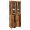 Magasfiú 2 pcs Régi fa 69.5 x 34 x 180 cm Faanyag