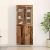 Magasfiú 2 pcs Régi fa 69.5 x 34 x 180 cm Faanyag