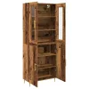 Magasfiú 2 pcs Régi fa 69.5 x 34 x 180 cm Faanyag