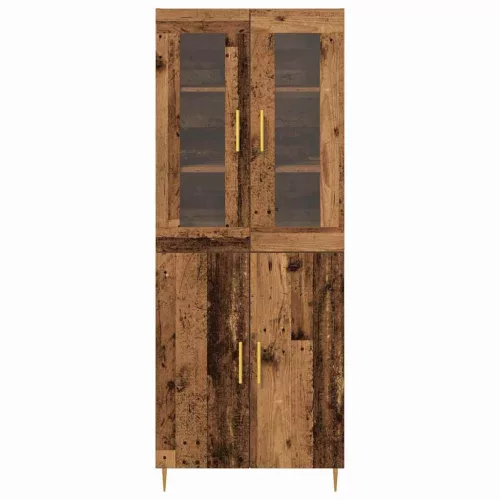 Magasfiú 2 pcs Régi fa 69.5 x 34 x 180 cm Faanyag