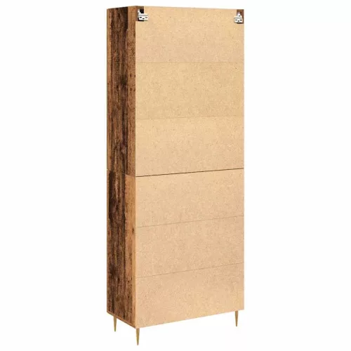 Magasfiú 2 pcs Régi fa 69.5 x 34 x 180 cm Faanyag