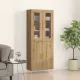 Magasfiú 2 pcs kézműves tölgy 69.5 x 34 x 180 cm Faanyag