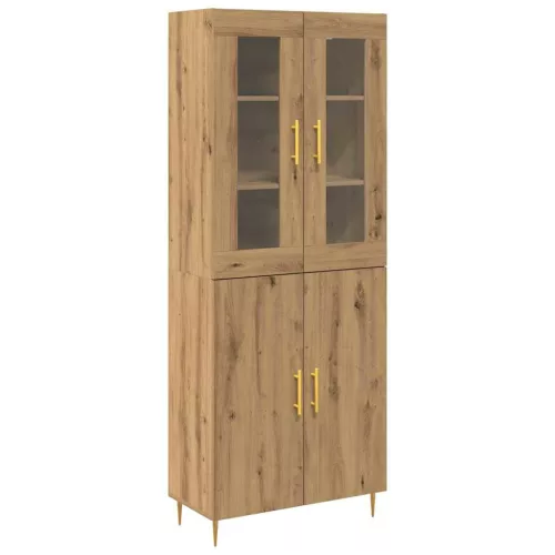 Magasfiú 2 pcs kézműves tölgy 69.5 x 34 x 180 cm Faanyag