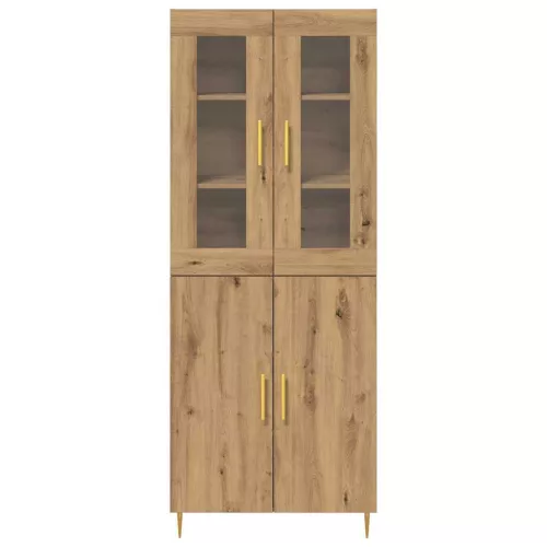 Magasfiú 2 pcs kézműves tölgy 69.5 x 34 x 180 cm Faanyag