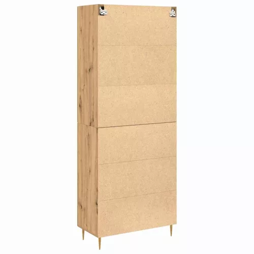 Magasfiú 2 pcs kézműves tölgy 69.5 x 34 x 180 cm Faanyag