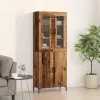 Magasfiú 2 pcs Régi fa 69.5 x 34 x 180 cm Faanyag