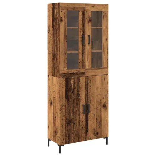 Magasfiú 2 pcs Régi fa 69.5 x 34 x 180 cm Faanyag