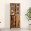 Magasfiú 2 pcs Régi fa 69.5 x 34 x 180 cm Faanyag