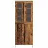 Magasfiú 2 pcs Régi fa 69.5 x 34 x 180 cm Faanyag