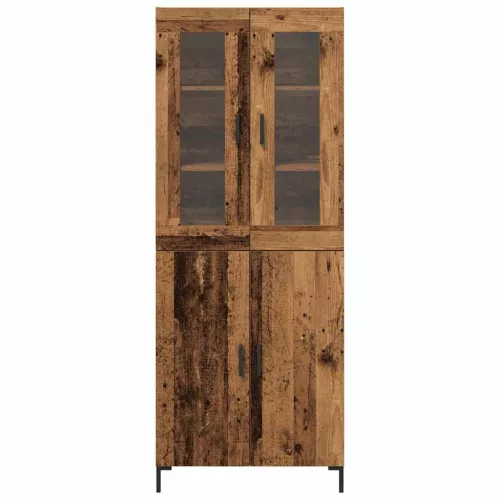 Magasfiú 2 pcs Régi fa 69.5 x 34 x 180 cm Faanyag