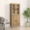 Magasfiú 2 pcs kézműves tölgy 69.5 x 34 x 180 cm Faanyag