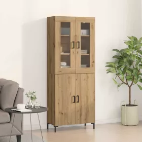 Magasfiú 2 pcs kézműves tölgy 69.5 x 34 x 180 cm Faanyag
